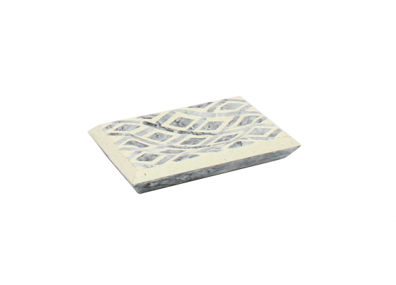 One Thousand and One Nights Stone Morgiana Soap Dish in Greystone
