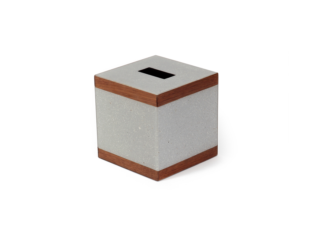 Stone Cast Tissue Box