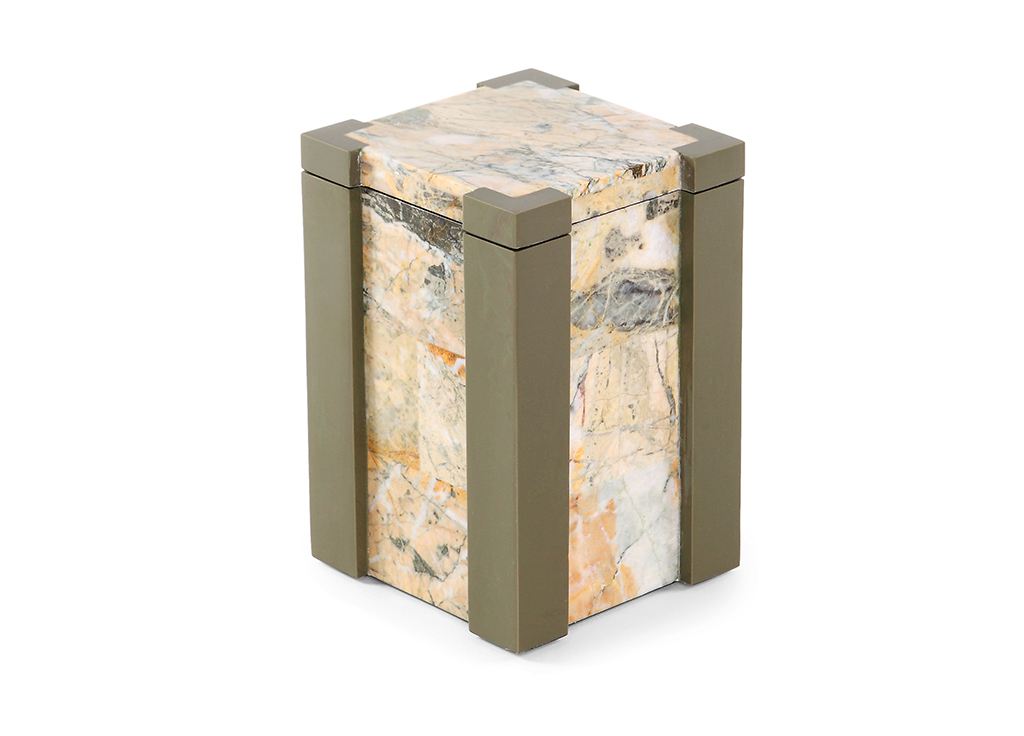 Roma Stone and Resin Box with Cover