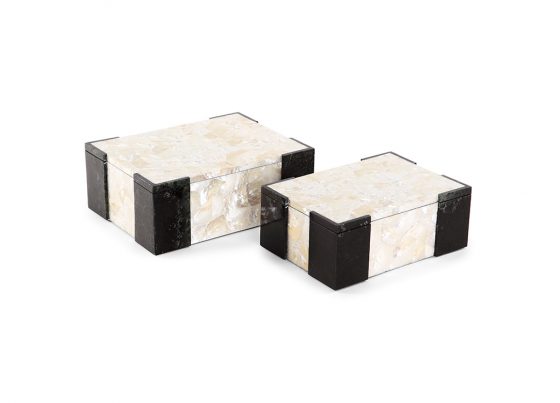 Roma Shell and Stone Boxes (Small)