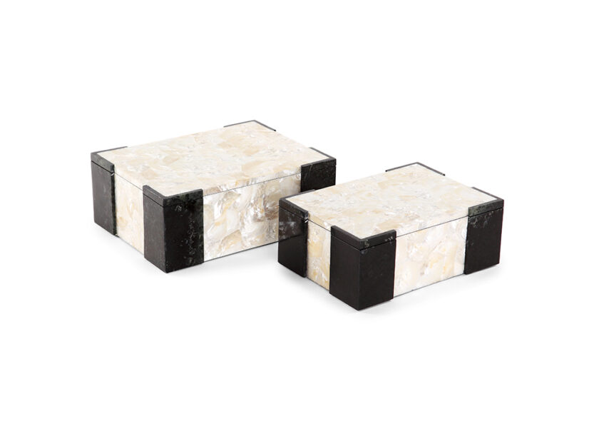Roma Shell and Stone Boxes (Small) - SV CASA