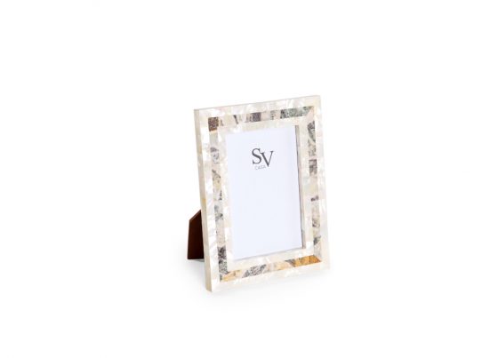Frame Collection Parchment Stone and Mother of Pearl Frame (4R)